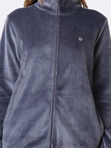 athleisure-women-full-sleeve-high-neck-velour-jacket